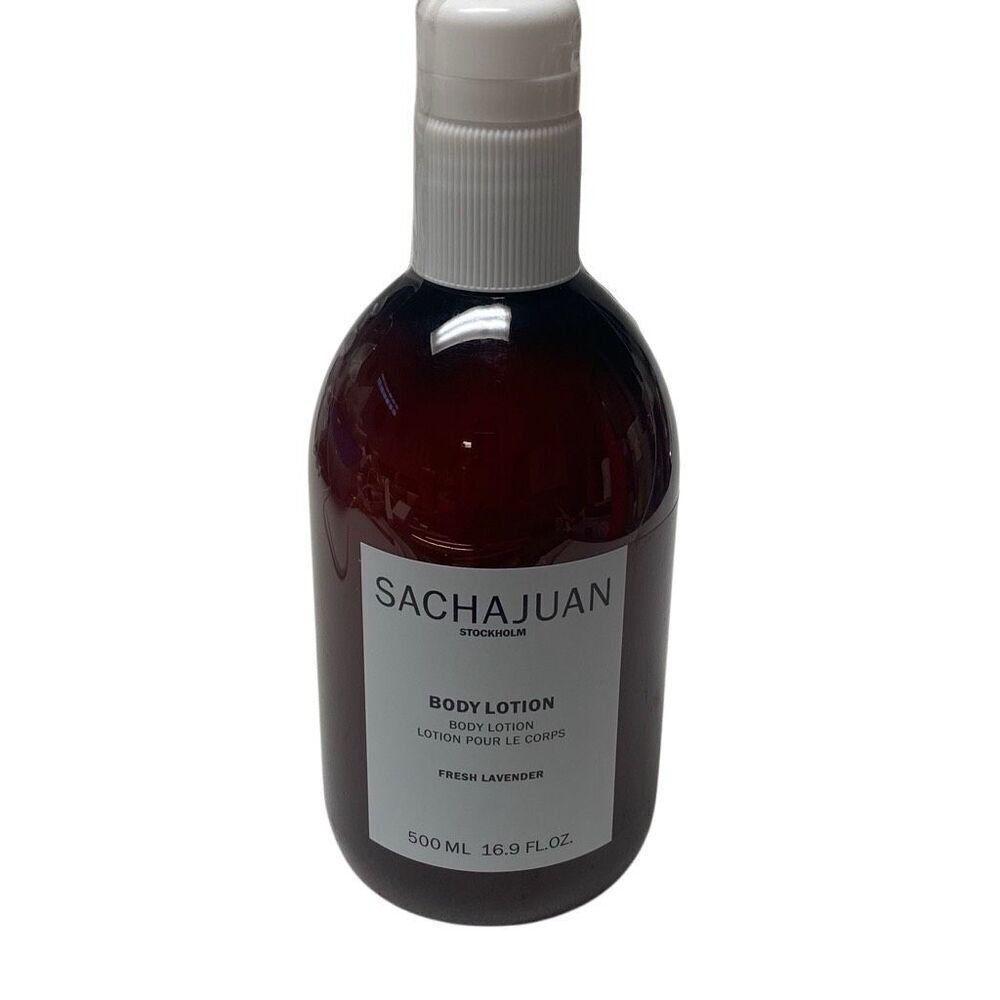 Sachajuan‎ Body Lotion 500ml 16.9oz Fresh Lavender DAMAGED TOP